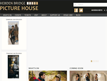 Tablet Screenshot of hebdenbridgepicturehouse.co.uk